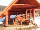 Pavillon aus Holz