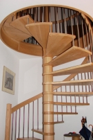 Spindeltreppen Holz -7